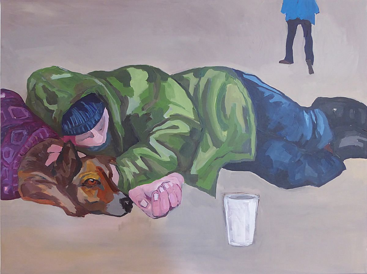 Homeless in Berlin III by Ulli Schmitt
