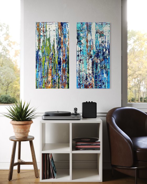 Collection of  2 oil paintings