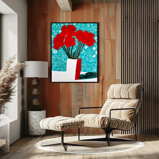 Red Floral Bouquet