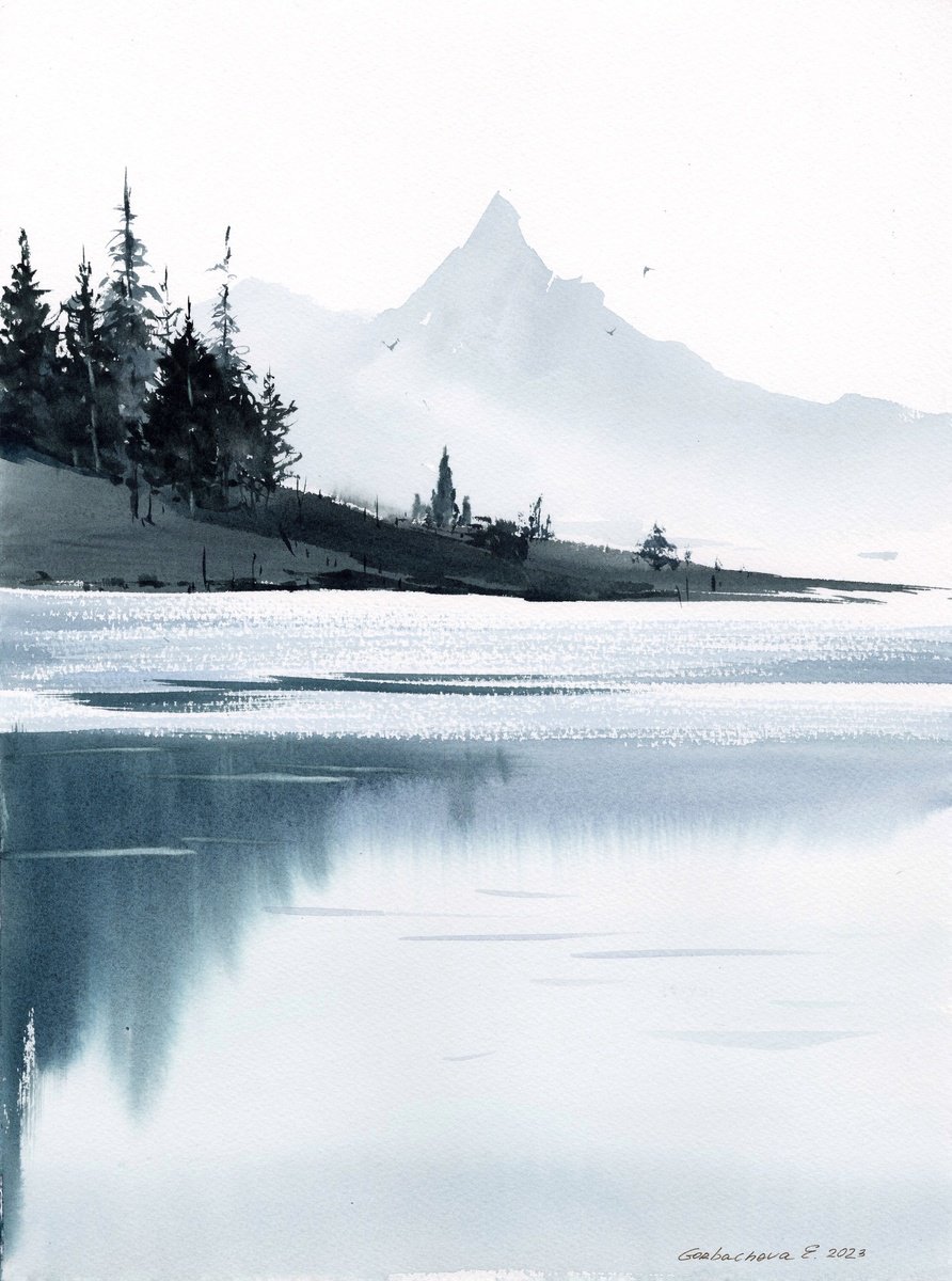 Mountain Lake #31 by Eugenia Gorbacheva