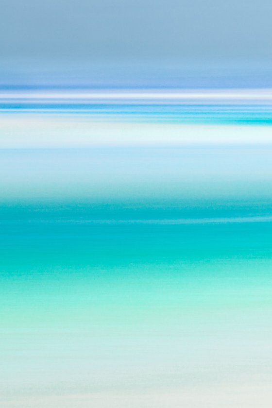 Aquamarine Whispers Tryptich