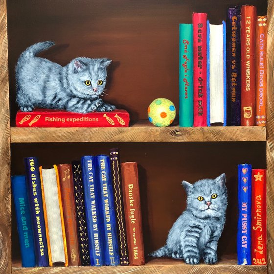 Cats and books