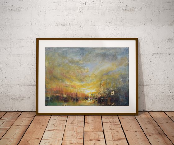 " Harbor of destroyed dreams - Golden Dawn "...SPECIAL PRICE!!!