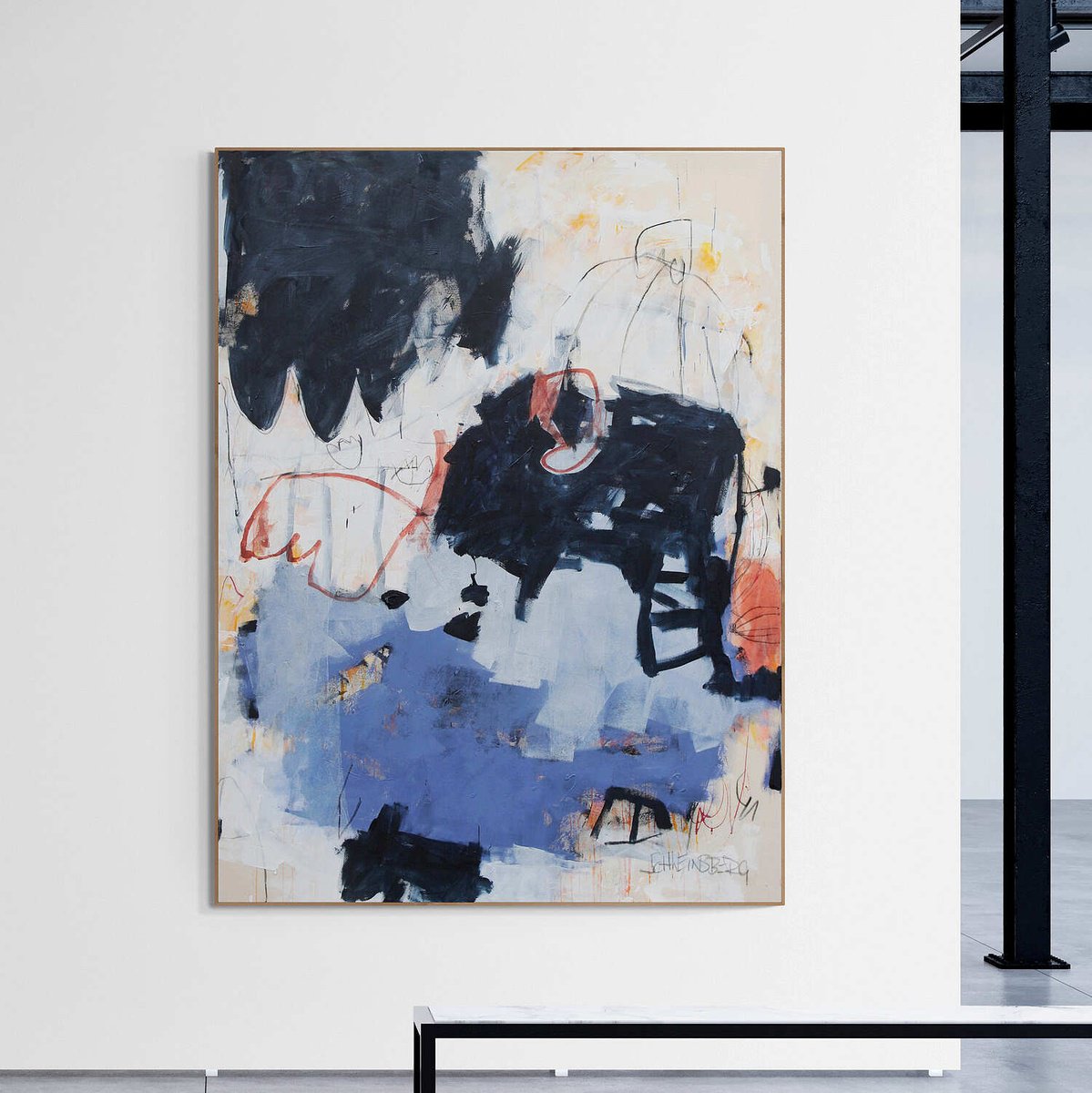 Fading Outlines By Daniela Schweinsberg, 47 X 63, Artwork For Sale On Artfinder