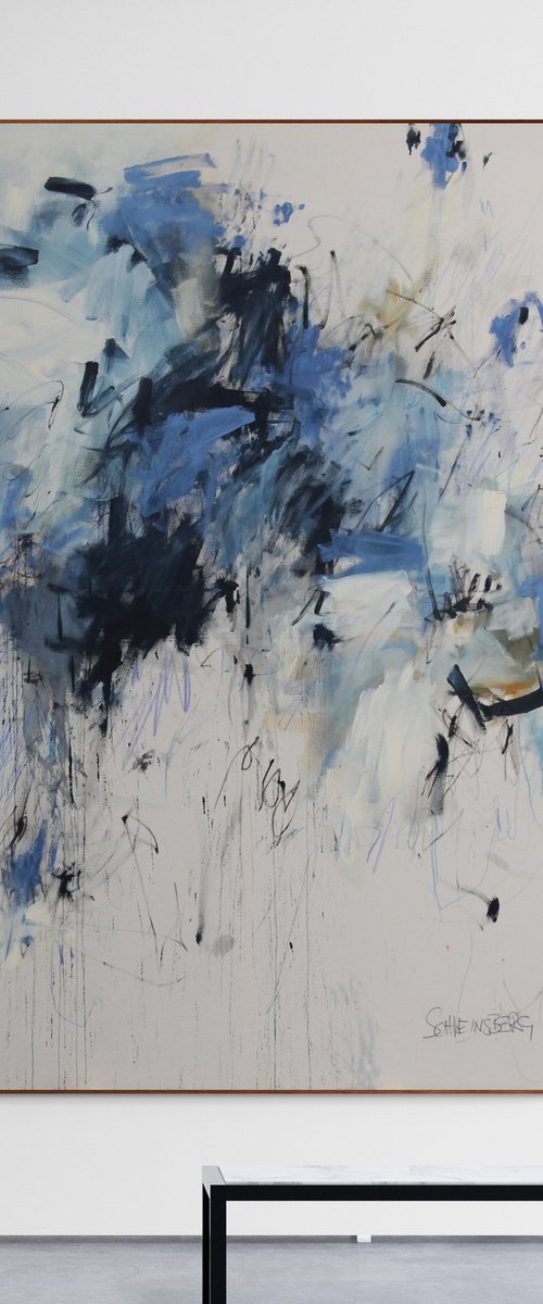 REVELING IN BLUE I by Daniela Schweinsberg
