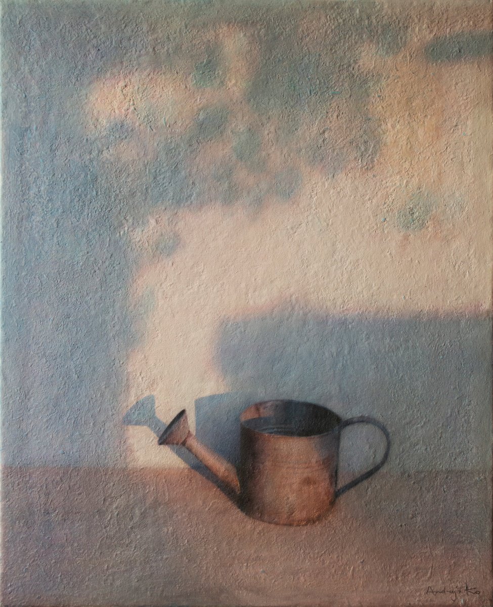 The Sunset In The Backyard By Andrejs Ko, 26 X 32, Artwork For Sale On Artfinder