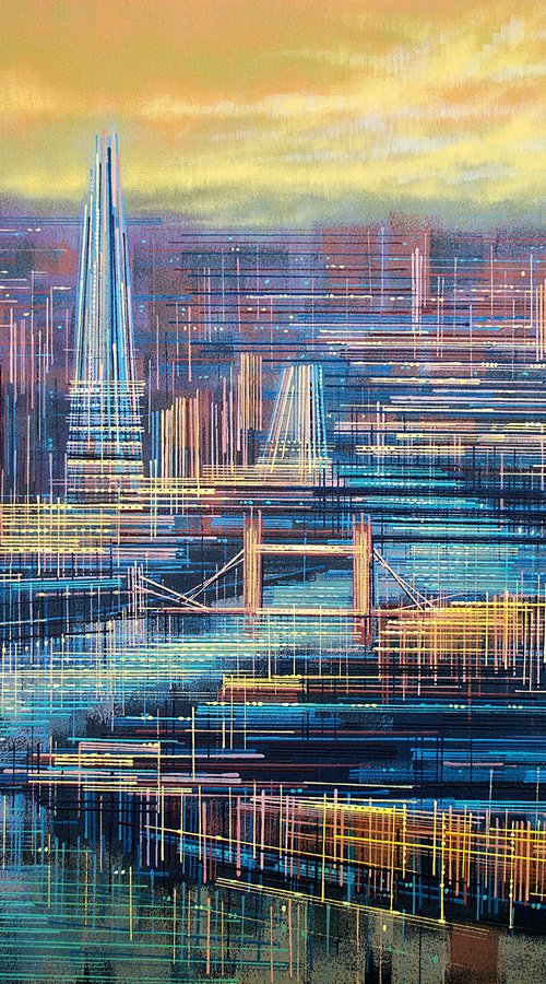 London In Golden Light by Marc Todd