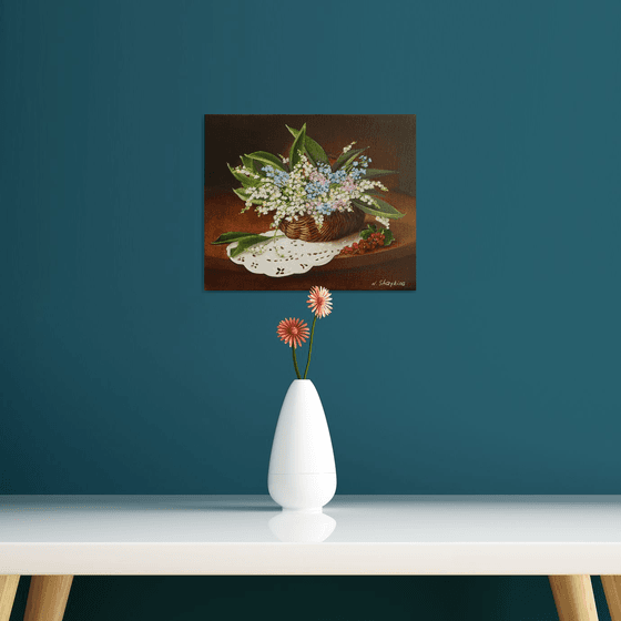 Lilies of the Valley Basket