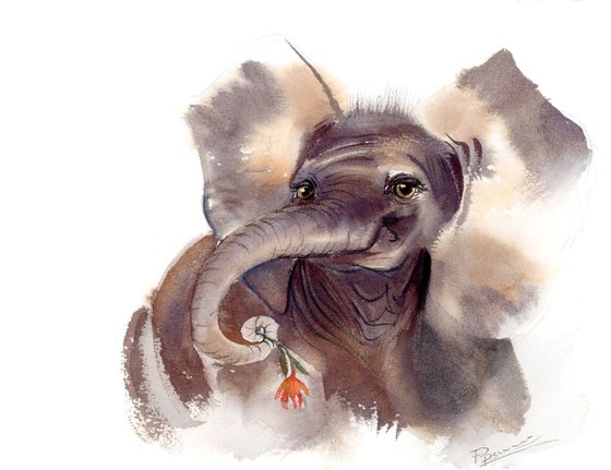 The elephant portrait