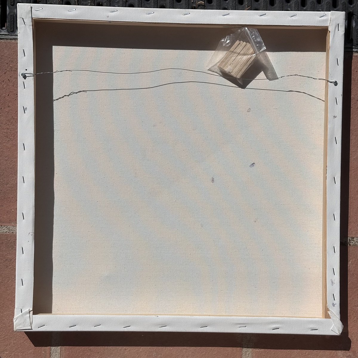 Organic Botanical Acrylic Painting By Nataliya Lemesheva, 20 X 20", Shadow 31, Original Artwork