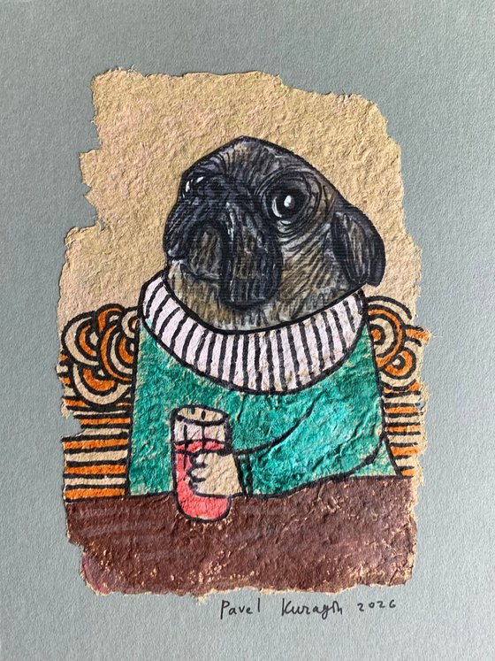 Drinking dog #172