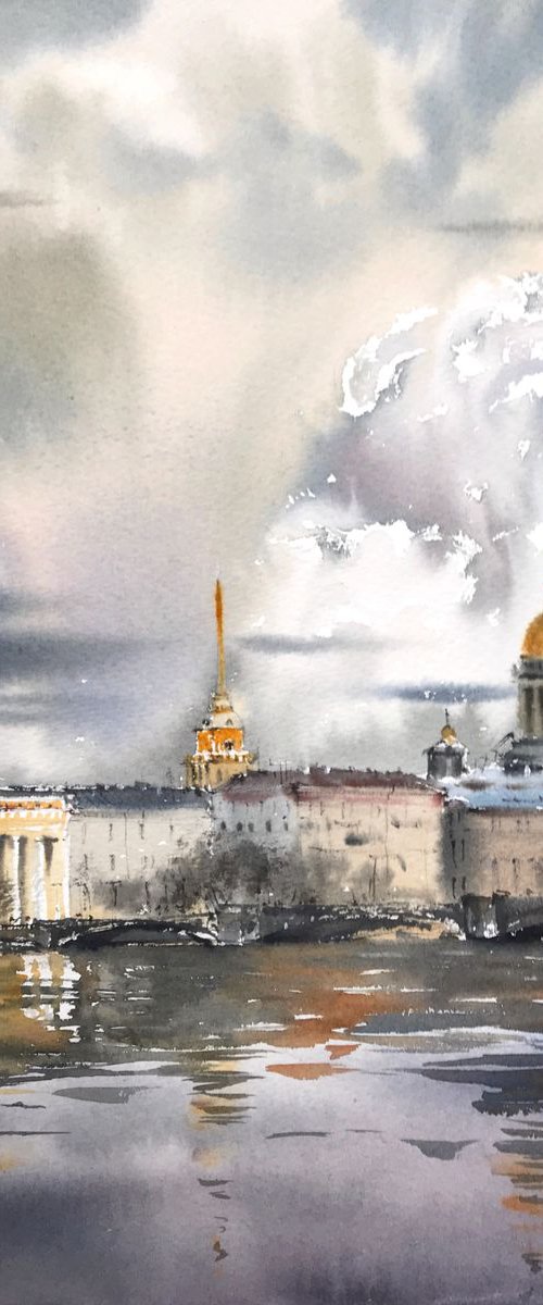 Autumn in St. Petersburg by Eugenia Gorbacheva