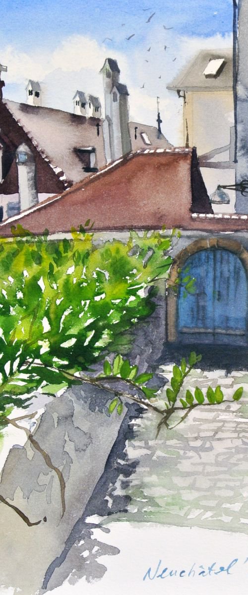 A Sketch from Neuchâtel by Ksenia Astakhova
