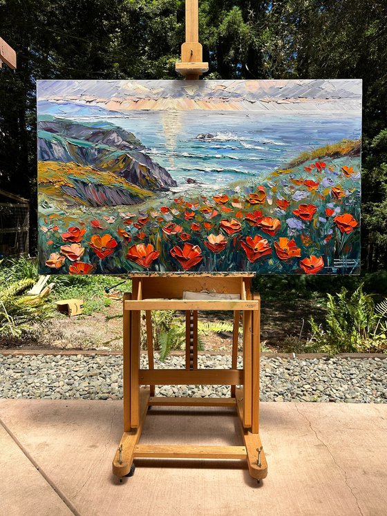 Where the Poppies Watch Sea