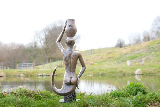 Oregon Mermaid Bronze Resin
