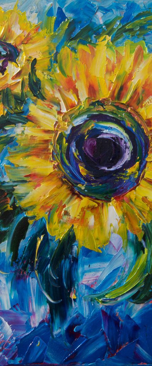 Oh, Sunflower by Lena Owens at OLena Art