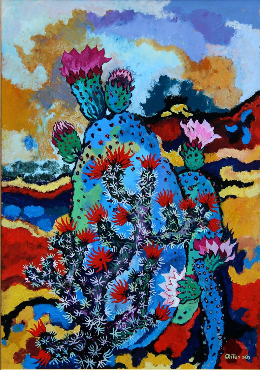 Blossoming (70x100 cm) by Artur Harutyunyan