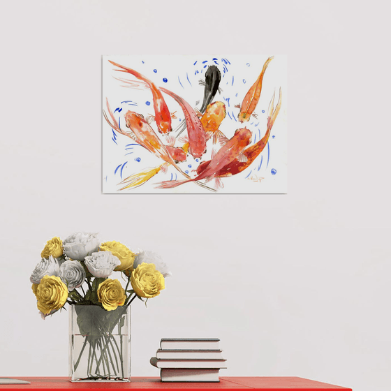 Koi Pond, Feng Shui
