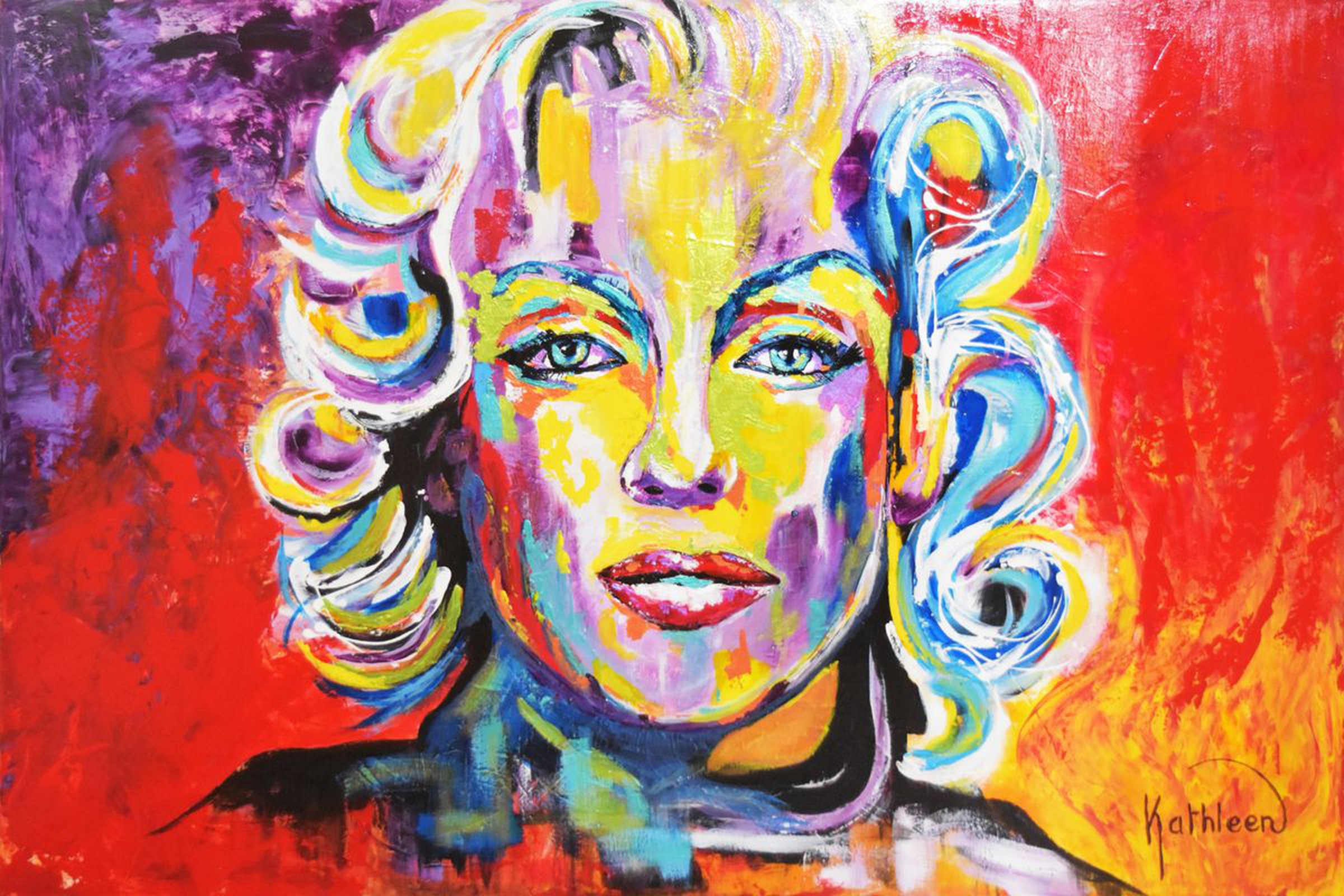 Marilyn Monroe Painting Wall Art Pop Art 60 Artfinder