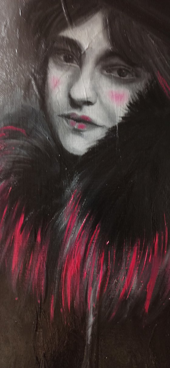 Lady in pink