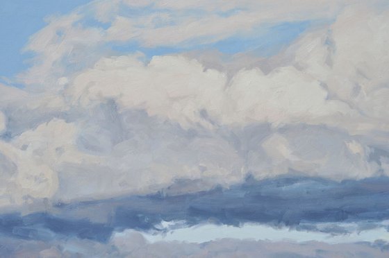 January 22, clouds over the mountains
