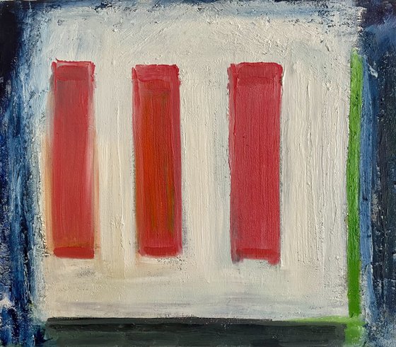 Colonial House at Dusk