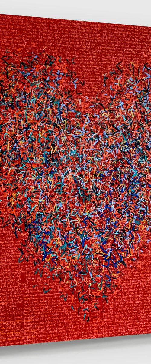 The Zen Optimist 127 x 127cm by George Hall