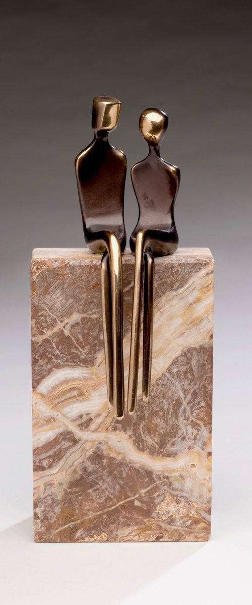 Bronze Elegant Couple by Yenny Cocq