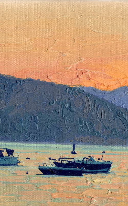 Sunrise. Yachts. Turunc by Simon Kozhin