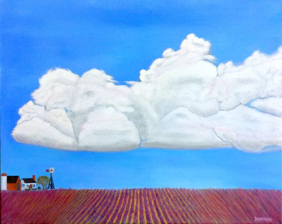 FARM VI: CUMULUS OVER LAVENDER