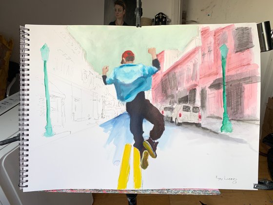 Dancing In The Street 17x24