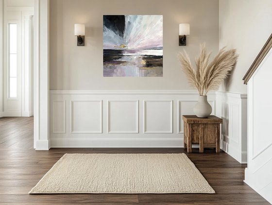 Luminous Breakpoint-pink gold clouds