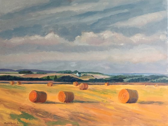 'Late Summer landscape between St Andrews and Cupar, Fife'