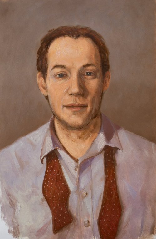 modern portrait of a man from life by Olivier Payeur