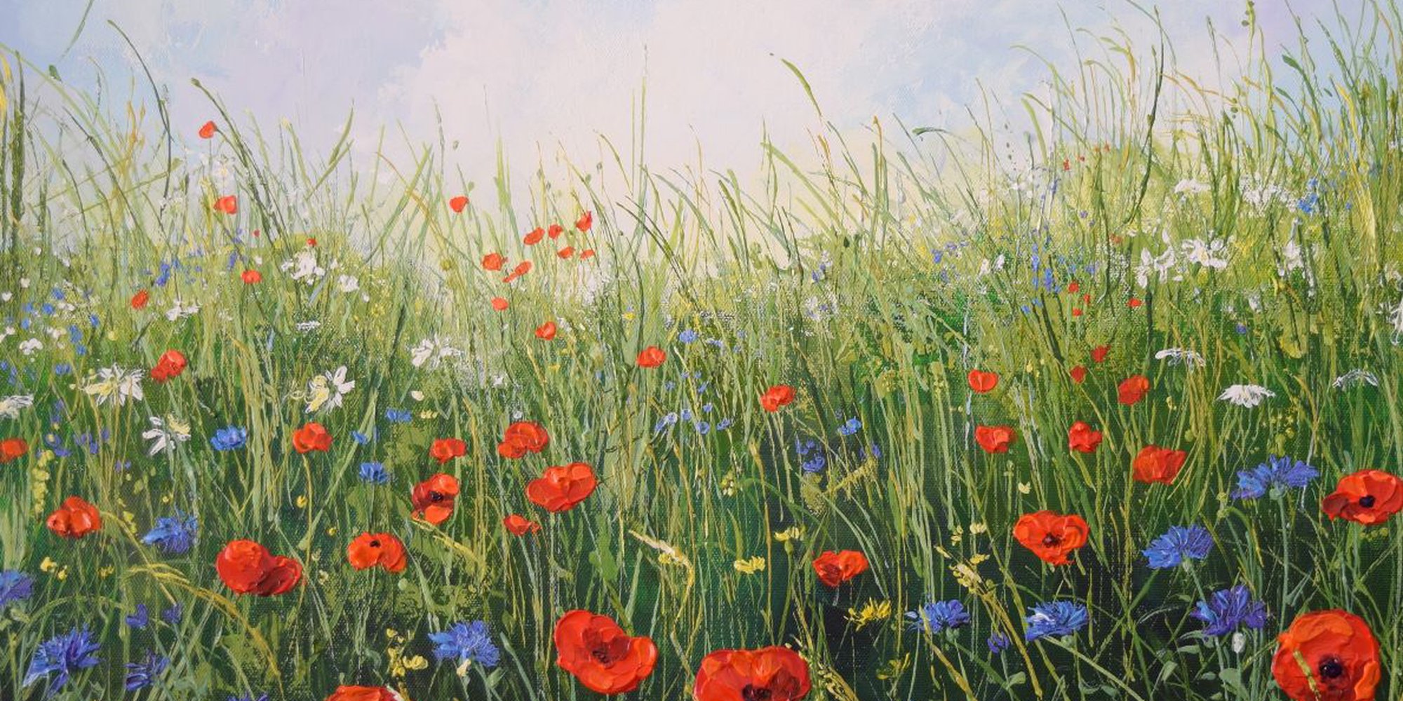 Art of the Day: "The Ramblers Garden no2" by Colette Baumback