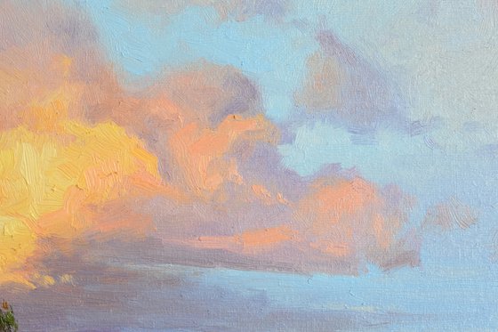 Cloud in the evening