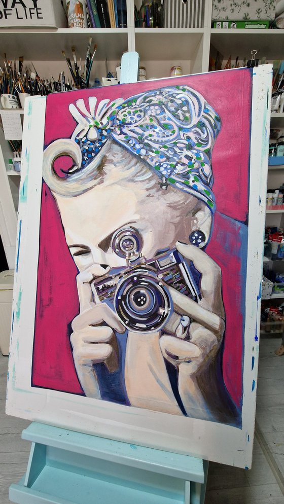 Girl with camera