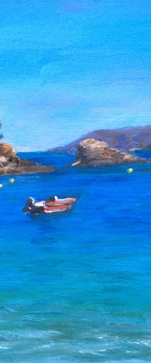 Karavostasi Beach by Elena Sokolova