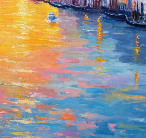 Venice Grand Canal Sunset