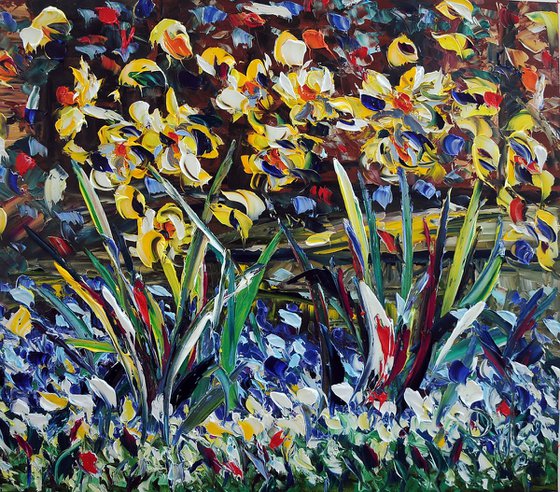 nuova primavera olio su tela 80x100cm 2020