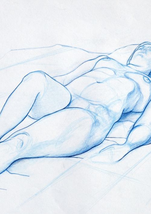 Reclining Female 31 by John Kerr