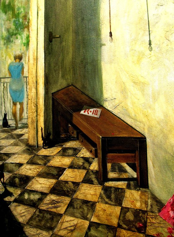 Room with a very acute angle