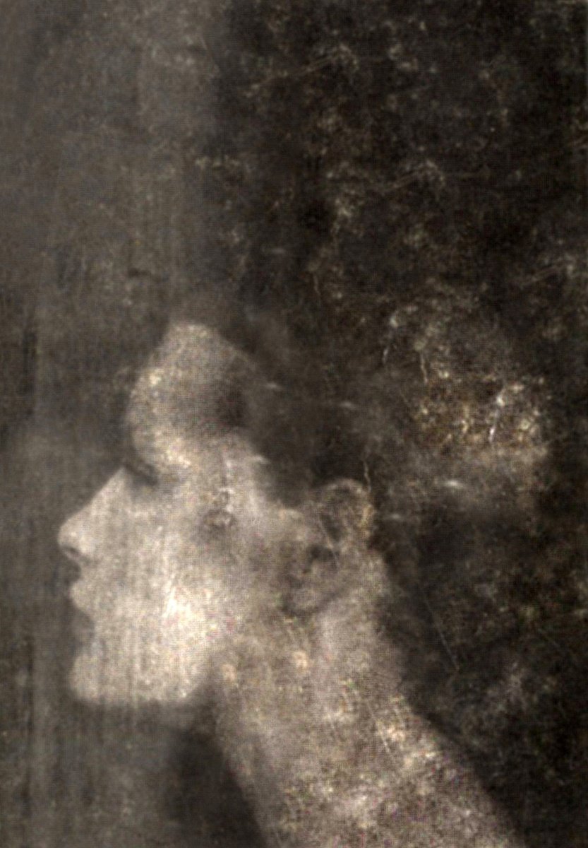 Expressive Portrait Photograph By Philippe Berthier, 20 X 28", J