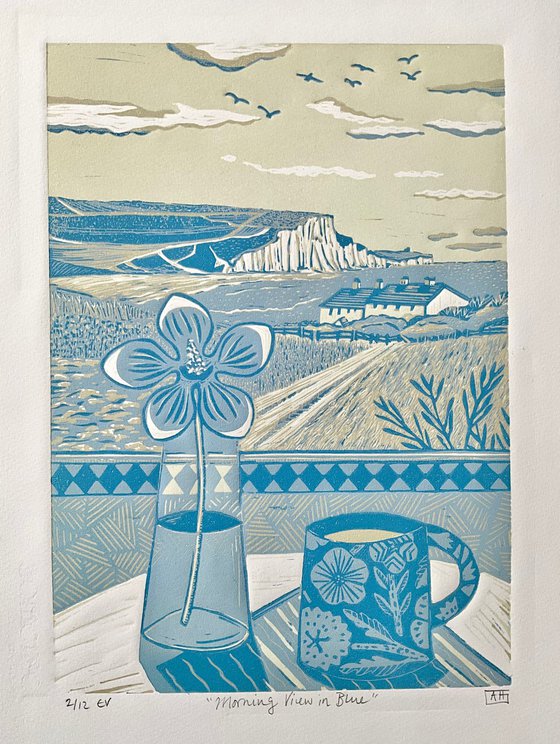 Morning View in Blue