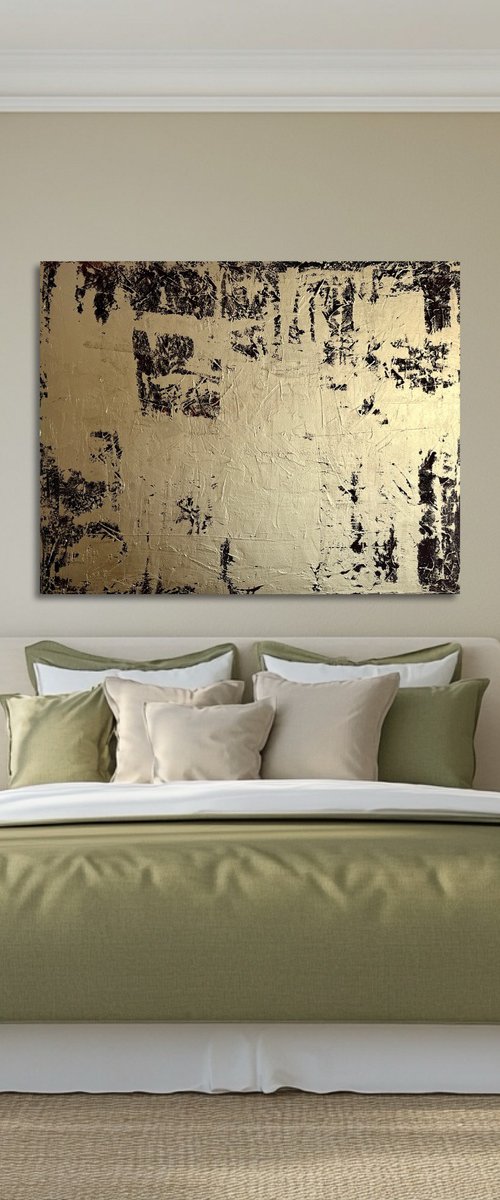 Greengold on grey by Exclusive Arts
