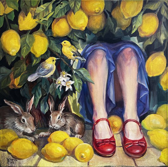 Sleeping under a lemon tree
