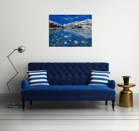 Glacier Bay ( Large 40"x30"-102cm x 76cm)