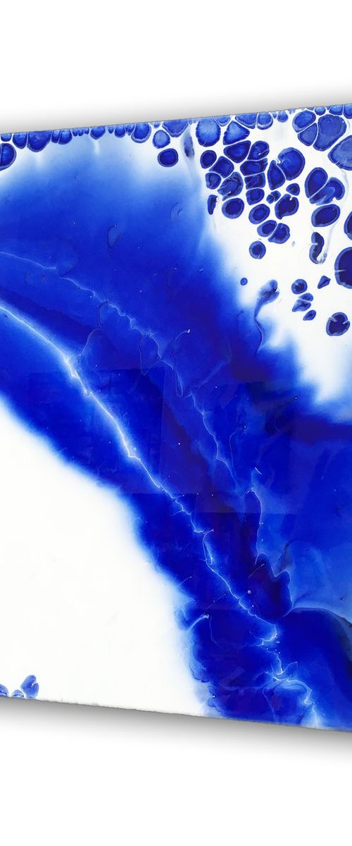 "Reflecting Pool" - FREE SHIPPING to the USA - Original Abstract PMS Acrylic Painting - 16 x 20 inches by Preston M. Smith (PMS)
