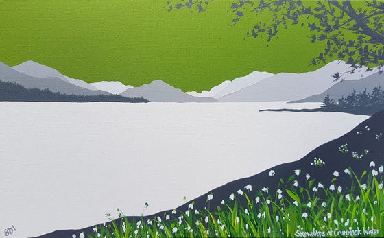 Snowdrops at Crummock Water, The Lake District