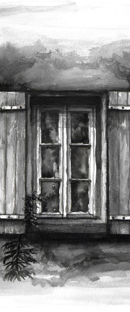 Old Window-02 by Gozde Temiz Istanbul